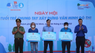 Tuổi trẻ Công an TP Hồ Chí Minh chung tay xây dựng văn minh đô thị