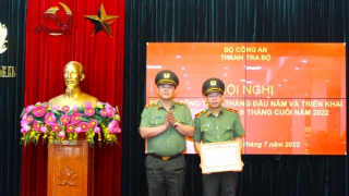 Xây dựng CBCS Thanh tra Bộ Công an trong sạch, vững mạnh, công tâm, khách quan