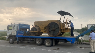 Trộm xe lu từ Nghệ An mang ra Hà Nội bán