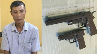 Chủ xưởng cơ khí chế tạo súng ngắn bán kiếm lời