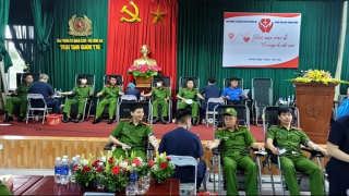 Văn phòng Cơ quan Cảnh sát điều tra phát động cán bộ chiến sĩ hiến máu nhân đạo
