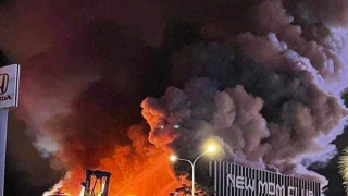 Bùng cháy dữ dội trở lại, vũ trường lớn nhất Hải Phòng bị thiêu trụi