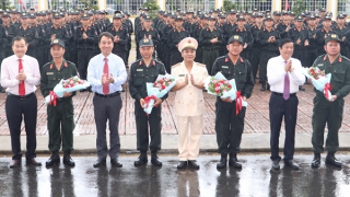 Công an Vĩnh Long thành lập Tiểu đoàn Cảnh sát cơ động dự bị chiến đấu