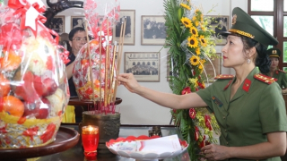 Cụm thi đua số 7 khối cơ quan Bộ Công an tổ chức về nguồn tại Cà Mau