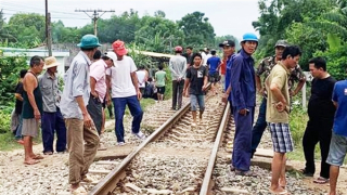 Bất cẩn khi băng qua đường sắt, một phụ nữ tử vong