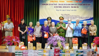 Tuổi trẻ Cục Tổ chức cán bộ với "tháng bảy tri ân"