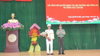 Đại tá Mai Hoàng giữ chức Phó Giám đốc Công an TP Hồ Chí Minh