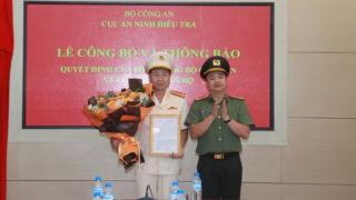 Công bố quyết định điều động Phó Cục trưởng Cục An ninh điều tra