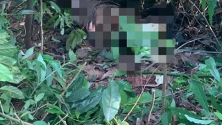 Phát hiện thi thể bị quấn chăn, buộc dây trên đồi