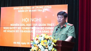 Quán triệt Nghị quyết của Bộ Chính trị về đẩy mạnh xây dựng lực lượng CAND