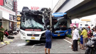 Một người chết sau vụ tai nạn giao thông giữa hai xe khách