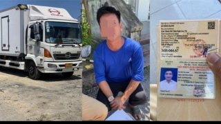 Lái xe tải sử dụng giấy phép lái xe giả chở hàng đông lạnh