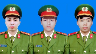 Cấp Bằng "Tổ quốc ghi công" đối với 3 liệt sĩ Công an hy sinh khi chữa cháy