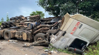 Tai nạn liên hoàn trên đường Hồ Chí Minh, nhiều người bị thương