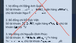 Không có chuyện gia đình 3 Cảnh sát hy sinh kêu gọi quyên góp tiền phúng viếng