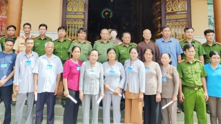 Ra mắt mô hình “Phật tử tham gia phòng, chống tội phạm, bảo đảm ANTT”