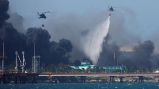 Bể chứa dầu thứ ba bắt lửa và đổ sập, Cuba cảnh báo khói độc