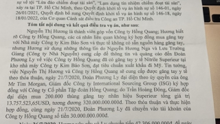 Tìm người liên quan đến vụ lừa bán 200.000 thùng găng tay y tế
