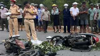 Va chạm giữa 2 xe máy, 2 người tử vong