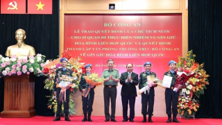 Ba sĩ quan CAND thực hiện nhiệm vụ tại Phái bộ Nam Sudan