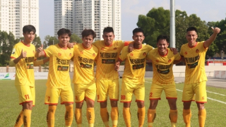 CLB CAND "vô địch" lượt đi giải Hạng Nhất Quốc gia 2022