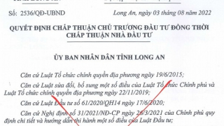 Điều tra vụ giả mạo văn bản UBND tỉnh Long An "chấp thuận chủ trương đầu tư"
