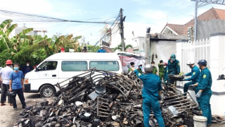 Tìm thấy thi thể ba mẹ con nạn nhân vụ cháy nhà ở Ninh Thuận