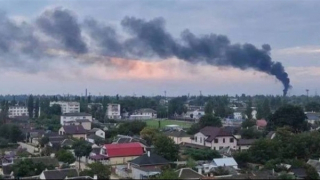 Kho đạn Nga tại Crimea lại nổ lớn