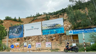 Dự án bên quốc lộ 1D có nguy cơ sạt lở gây mất an toàn giao thông