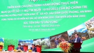 Phát triển Vùng trung du và miền núi phía bắc xanh, bền vững và toàn diện
