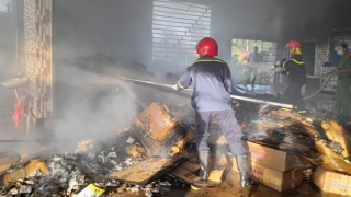 Cháy tiệm bánh Pía thiệt hại trên 1 tỷ đồng