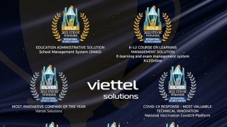 Viettel Solutions thắng 7 hạng mục tại Giải thưởng Kinh doanh Quốc tế 2022