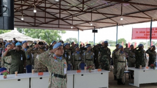 Đội Công binh Việt Nam đón Tết Độc lập tại Abyei