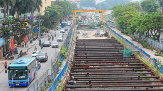Thi công ga ngầm metro Nhổn-ga Hà Nội trở lại trong tháng 9/2022