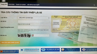 Lại "mọc" ra các trang web giả mạo tra cứu Giấy phép lái xe