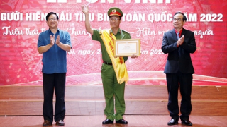 Gặp Trung tá hình sự 67 lần hiến máu cứu người