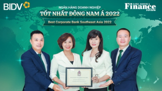 BIDV nhận cú đúp giải thưởng từ Tạp chí Global Banking and Finance