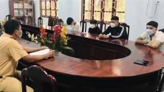 Ngăn chặn nhóm thanh niên tụ tập đua xe trên QL1