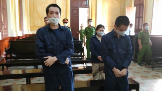 Ba bị cáo lãnh 55 năm tù vì mua bán ma túy