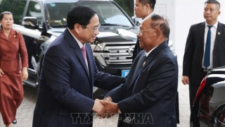 Thủ tướng Phạm Minh Chính hội kiến Chủ tịch Quốc hội Campuchia