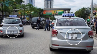 Quái chiêu thay đổi, đeo biển kiểm soát giả để né... "phạt nguội"