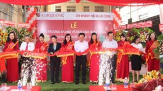 Agribank Tiền Giang đưa vào hoạt động CDM thứ 6 tại thị xã Gò Công