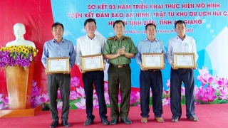 Đảm bảo ANTT tại Khu du lịch Núi Cấm