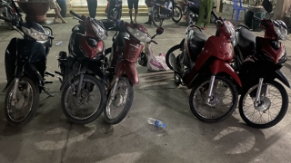 Băng nhóm gây ra hàng loạt vụ "đá nóng" xe  gắn máy sa lưới