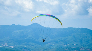 Trải nghiệm dù lượn ngắm cảnh xứ Mường