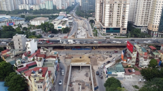 Cận cảnh hầm chui Lê Văn Lương trước ngày thông xe