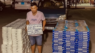 Tài xế ôtô tải vận chuyển 14.500 bao thuốc lá điếu nhập lậu