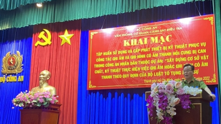 Tập huấn sử dụng thiết bị phục vụ ghi âm, ghi hình trong hỏi cung bị can