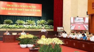 Tổng Bí thư: TP Hồ Chí Minh phát huy hơn nữa vai trò đầu tàu, động lực phát triển vùng Đông Nam Bộ và cả nước