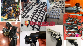 Triệt phá đường dây chế tạo, tàng trữ, mua bán súng quân dụng số lượng "khủng"